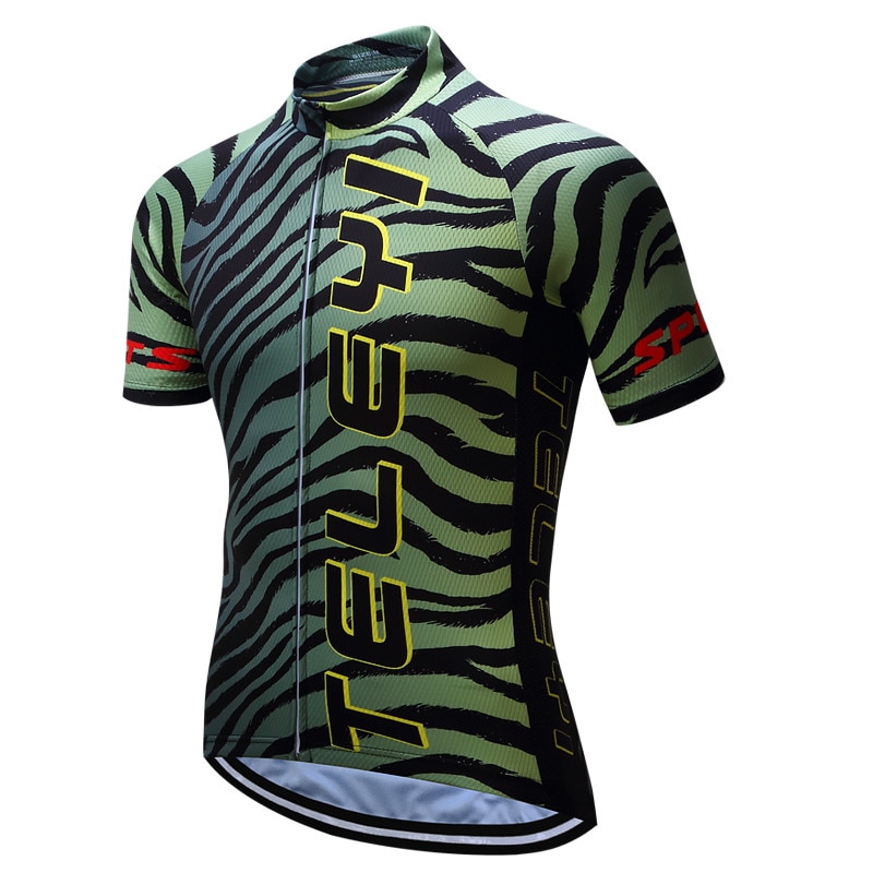 Teleyi ⼺  Ŭ  ž ݼҸ  Ƿ Ropa Ciclismo Quick Dry Bicycle Clothes Bike Jersey